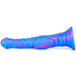 F*CK MY COLOR Gode Dog Long 26 x 6cm Bleu-Rose